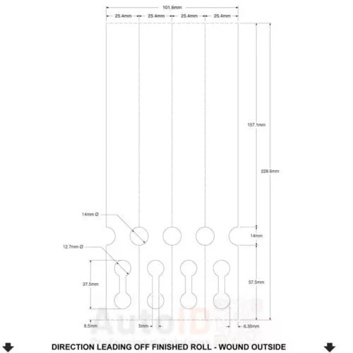Etichete sintetice 8000T Extra Tuff 180 Zebra 3006305