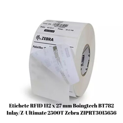 Etichete RFID 112 x 27 mm Boingtech BT782 InlayZ-Ultimate 2500T Zebra ZIPRT3015656