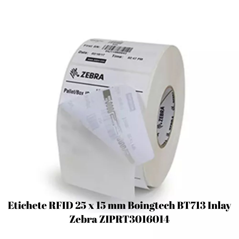 Etichete RFID 25 x 15 mm Boingtech BT713 Inlay Zebra ZIPRT3016014