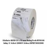 Etichete Rfid 54 X 35 Mm Boingtech Bt0546 Inlayz-Select 2000T Zebra Ziprt3015300