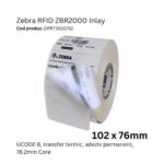 Etichete Rfid Zebra Zbr2000 Inlay Ziprt3015752