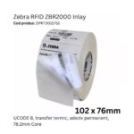 Etichete Rfid Zebra Zbr2000 Inlay Ziprt3015752