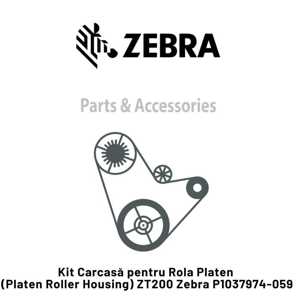 Kit Carcasă pentru Rola Platen (Platen Roller Housing) ZT200 Zebra P1037974-059