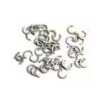 Kit Crescent Ring Ext .250 Yel 100 buc. Zebra HW33810