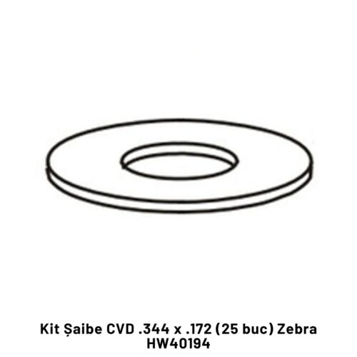 Kit Șaibe CVD .344 x .172 (25 buc) Zebra HW40194 Kit Șaibe CVD .344 x .172 (25 buc) Zebra HW40194