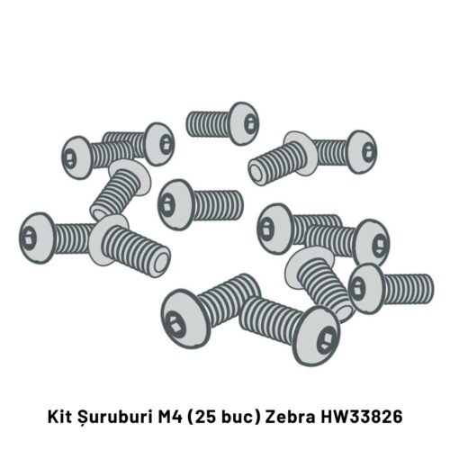Kit Șuruburi M4 (25 buc) Zebra HW33826