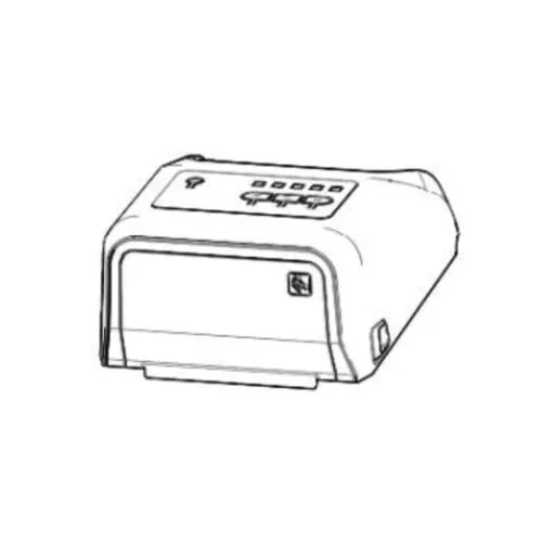 Kit ansamblu capac fara pictograma (include Media Window) Zebra P1080383-205
