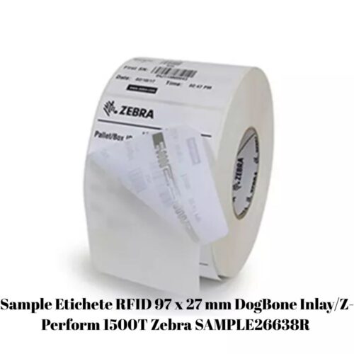 Sample Etichete RFID 97 x 27 mm DogBone InlayZ-Perform 1500T Zebra SAMPLE26638R Sample Etichete RFID 97 x 27 mm DogBone InlayZ-Perform 1500T Zebra SAMPLE26638R