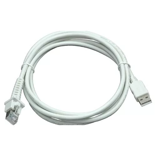 Cablu USB Tip A TPUW Drept 2m Alb Datalogic 90A052278