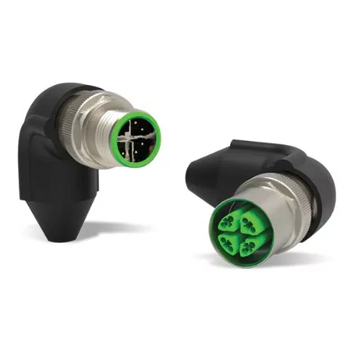 CABLUL ETH M12-M12 1mt LUNGIME (90 grade- 90 grade)