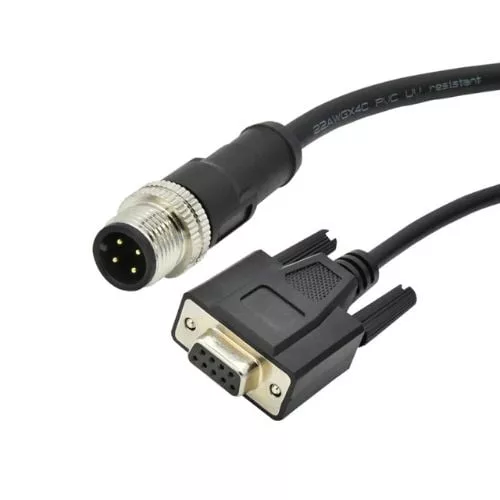 CAB-AUX03 M12 3P LA DB9 CABLU SERIAL 3M