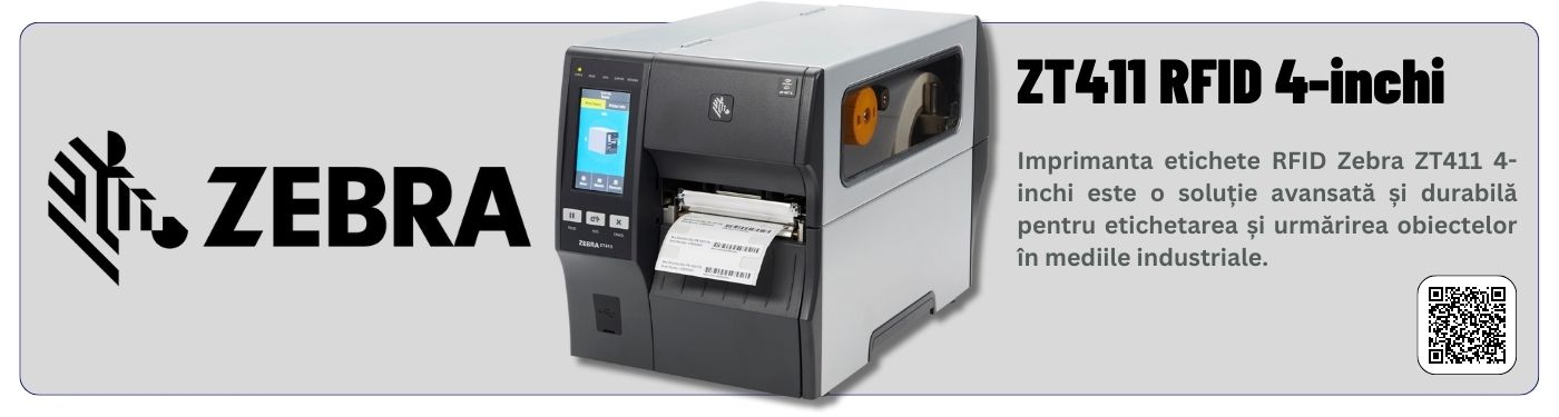 Imprimanta Industriala Rfid Zebra Zt411R 4 Inchi 2