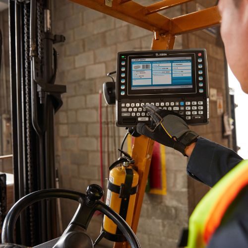 Terminal montabil pe vehicule Zebra VC8300 10-inchi (2) Terminal montabil pe vehicule Zebra VC8300 10-inchi (2)