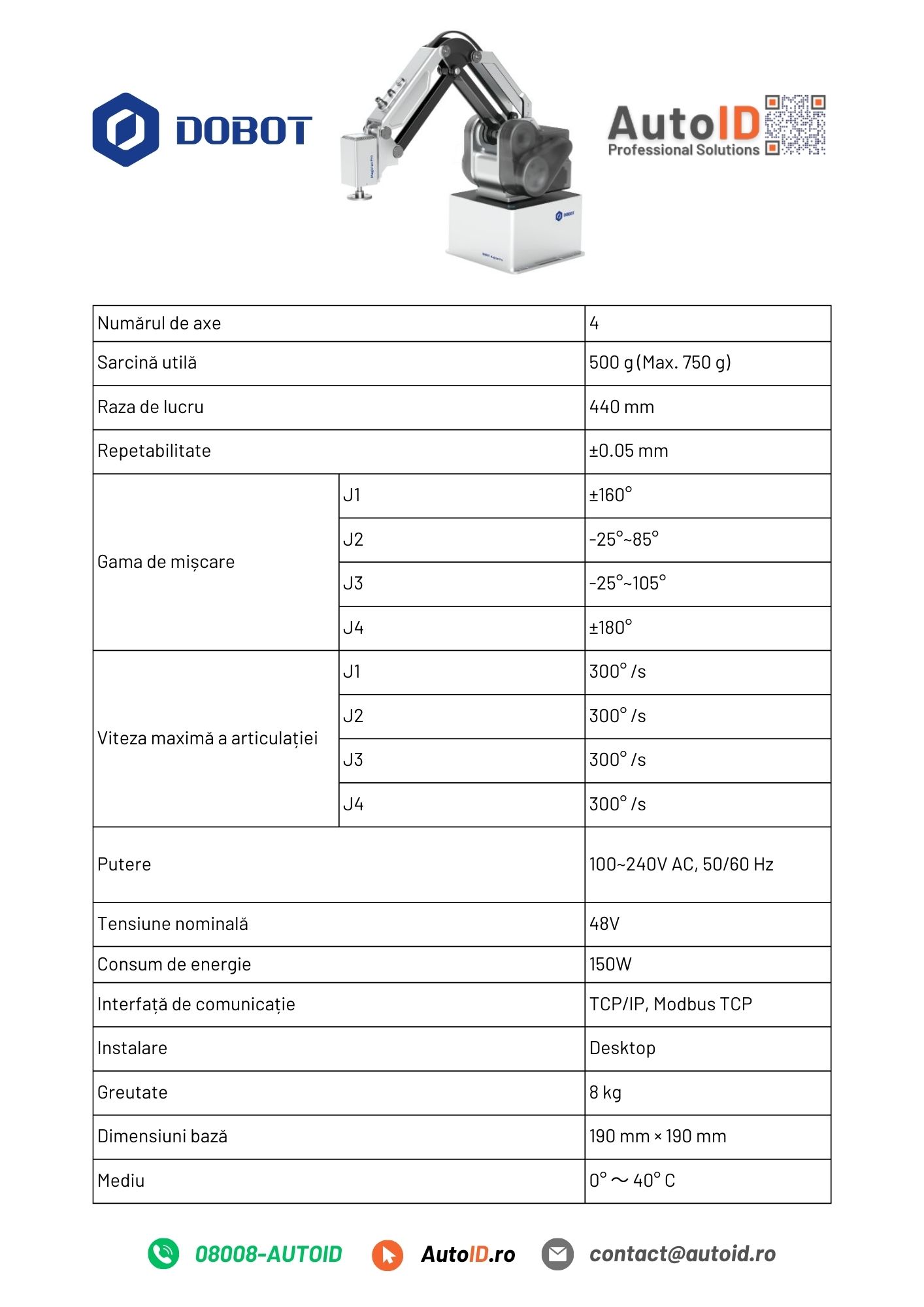 Dobot Mg400 Specs Dobot Mg400 Specs