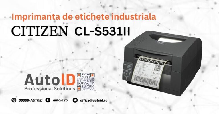 Citizen Cl-S531Ii – Imprimantă Desktop Cu Rezoluție Mare De Imprimare