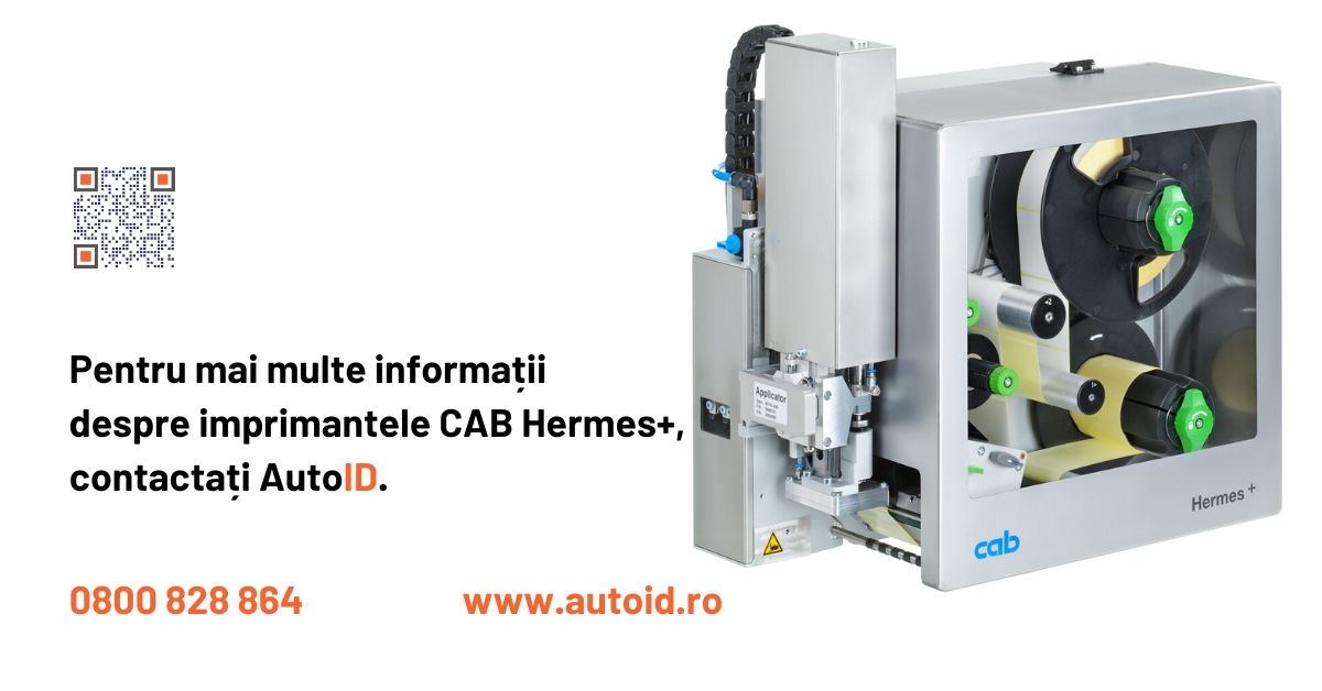 Imprimanta Termica Industriala Pentru Etichete Autoadezive Cab Hermes+