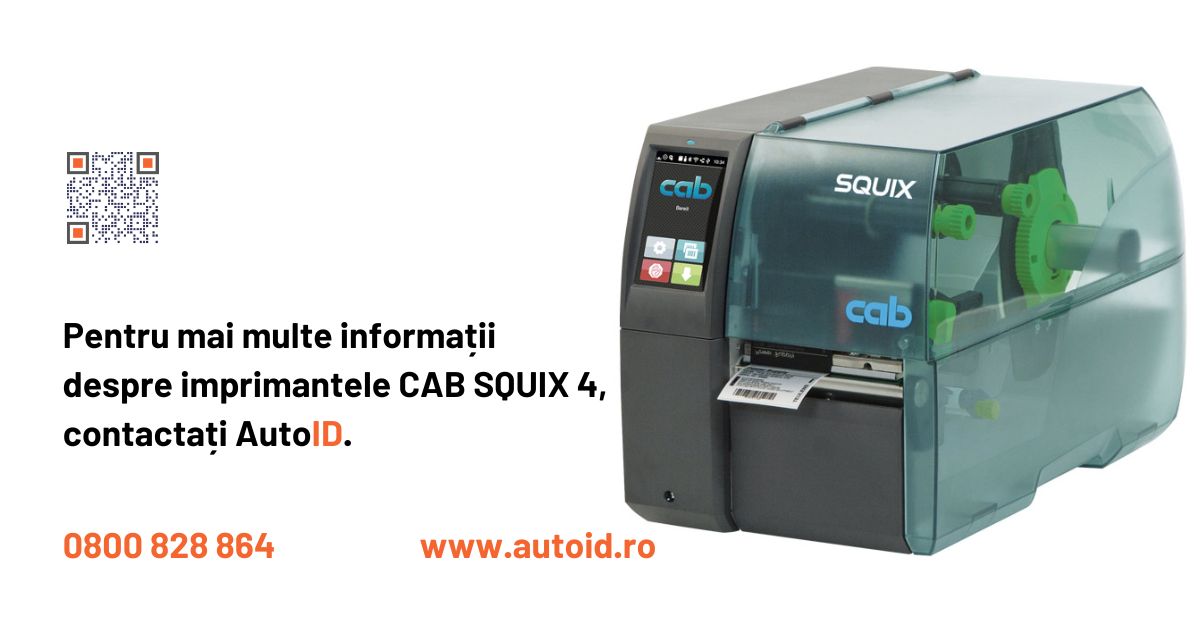 Imprimanta Termica Industriala Pentru Etichete Autoadezive Cab Squix 4