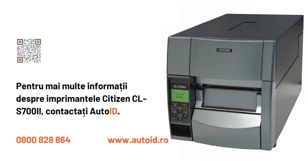 Imprimanta Termica Industriala Pentru Etichete Autoadezive Citizen Cl-S700Ii