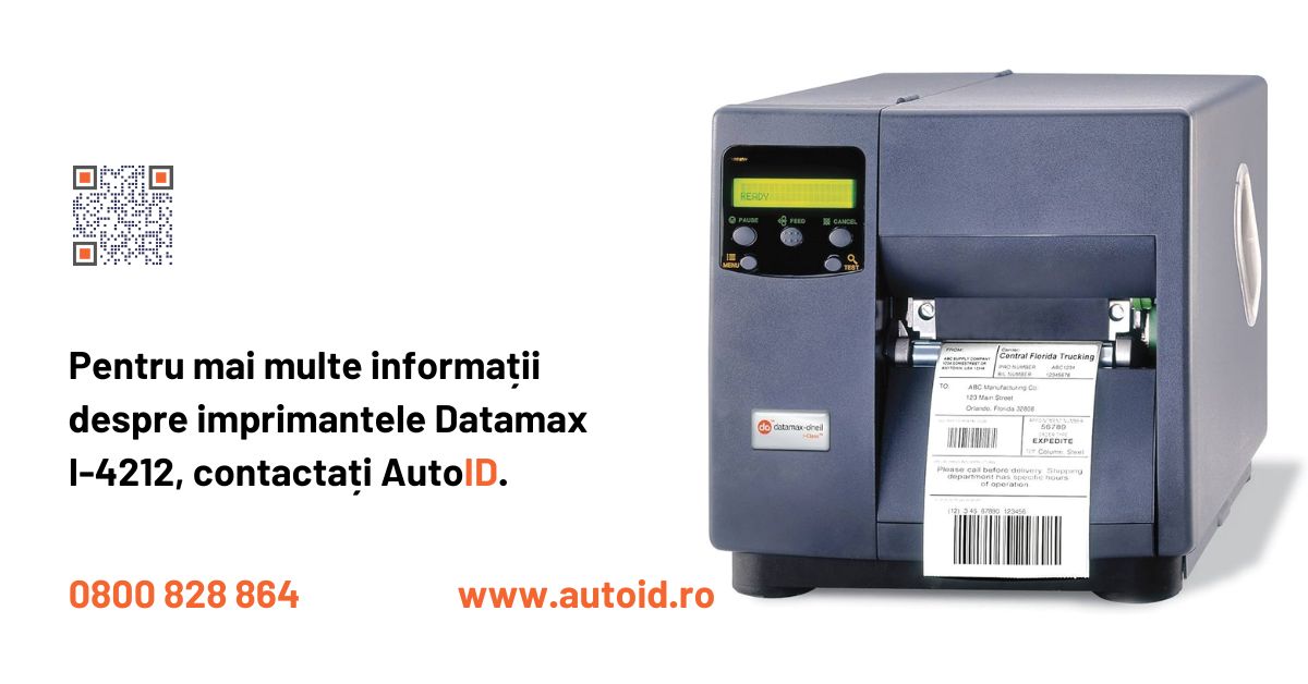 Imprimanta Termica Industriala Pentru Etichete Autoadezive Datamax I-4212