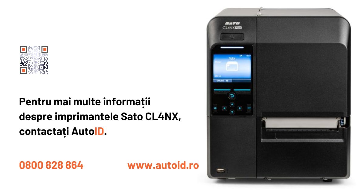 Imprimanta Termica Industriala Pentru Etichete Autoadezive Sato Cl4Nx