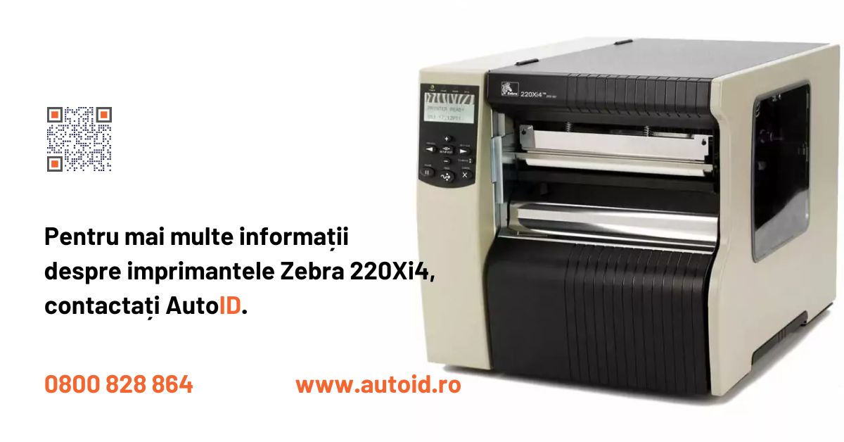 Imprimanta Termica Industriala Pentru Etichete Autoadezive Zebra 220Xi4