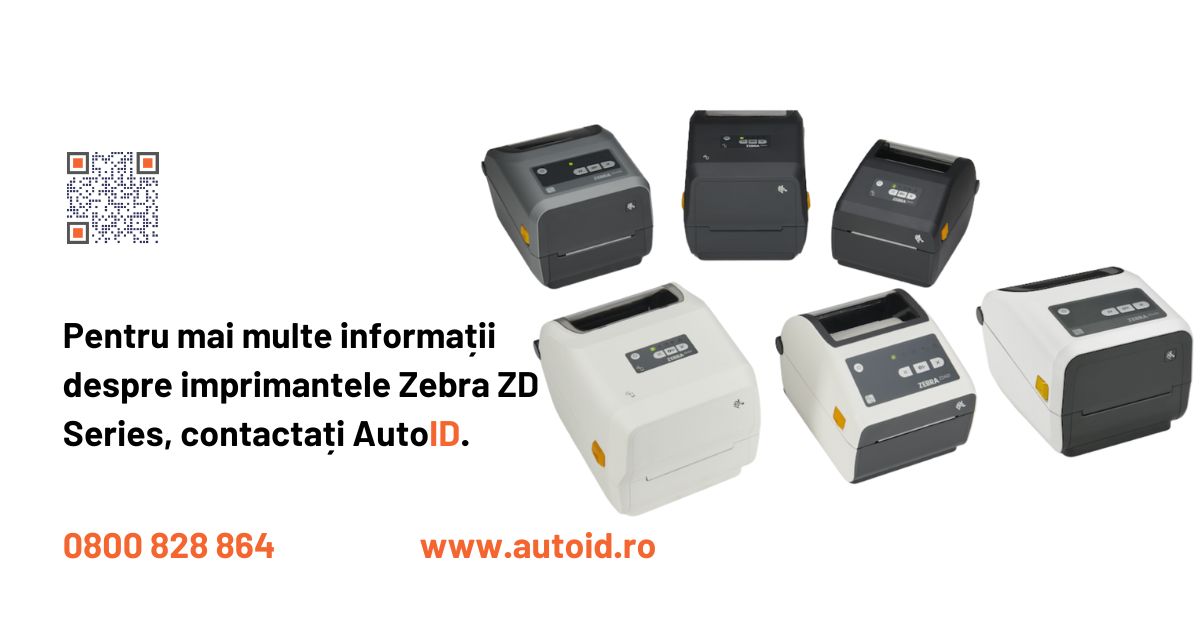 Imprimanta Termica Industriala Pentru Etichete Autoadezive Zebra Zd Series