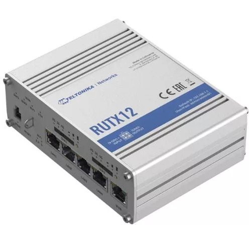 Router celular industrial RUTX12 DUAL LTE CAT 6 Teltonika Networks RUTX12000000