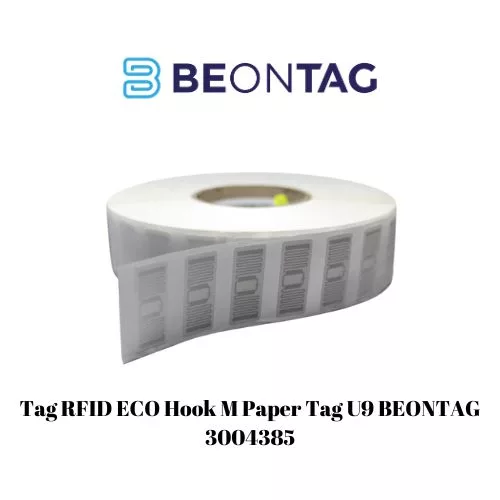 Tag RFID ECO Hook M Paper Tag U9 BEONTAG 3004385