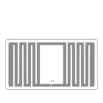 Tag RFID ECO Hook S Paper Tag U8 BEONTAG 500059