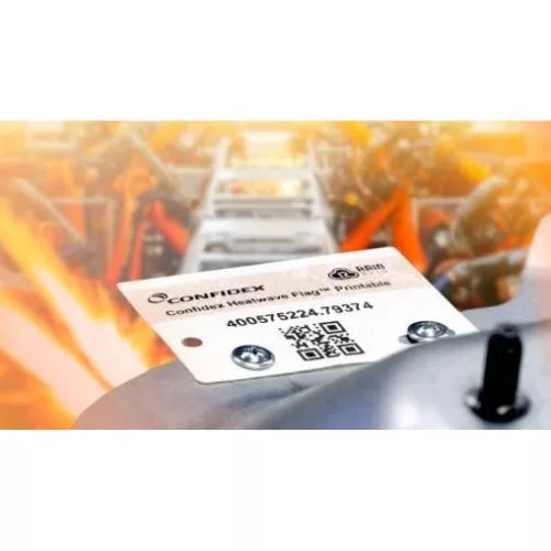 Tag RFID Heatwave Flag Printable Confidex
