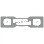 Tag RFID EOS-500 U9 97x27 Wet Inlay TAGEOS 5000000082