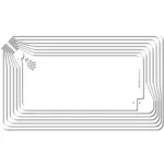 Tag RFID EOS-970 SLIX2 35 Autocolant din hârtie TAGEOS 970000004