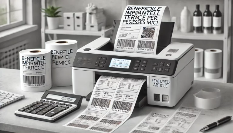 Beneficiile imprimantelor termice pentru afaceri mici