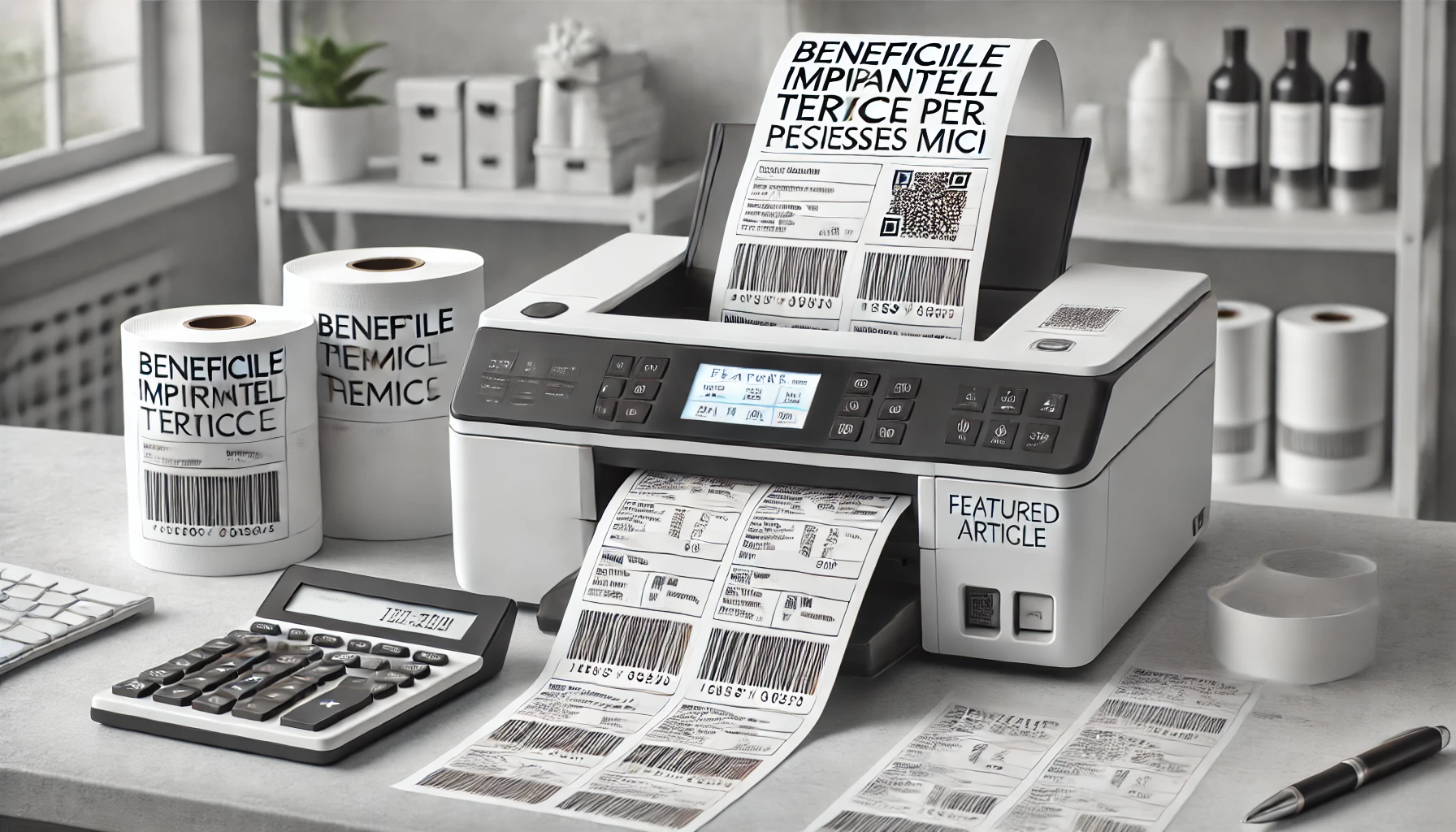Beneficiile imprimantelor termice pentru afaceri mici