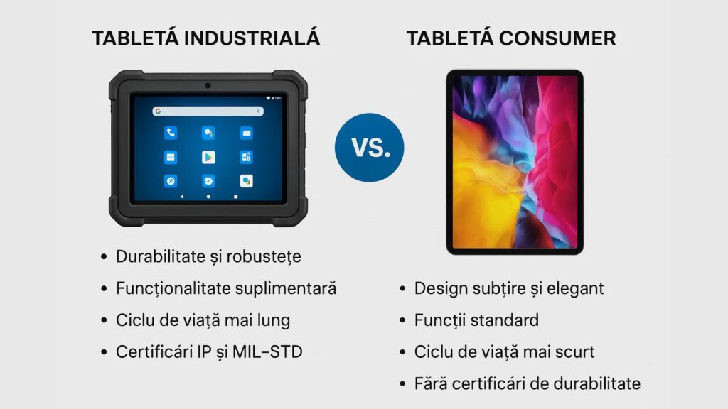 Ce Diferentiaza Tabletele Industriale De Tabletele Consumer Si Cum Aleg Modelul Potrivit