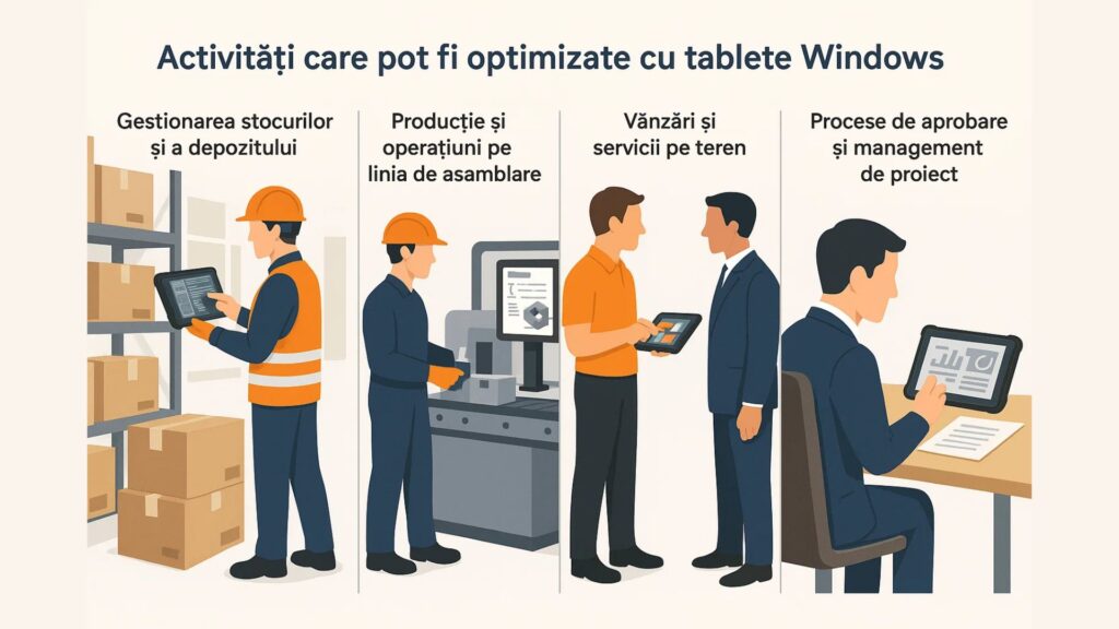 Ce Tipuri De Activitati Pot Fi Optimizate Cu Tablete Windows In Compania Mea
