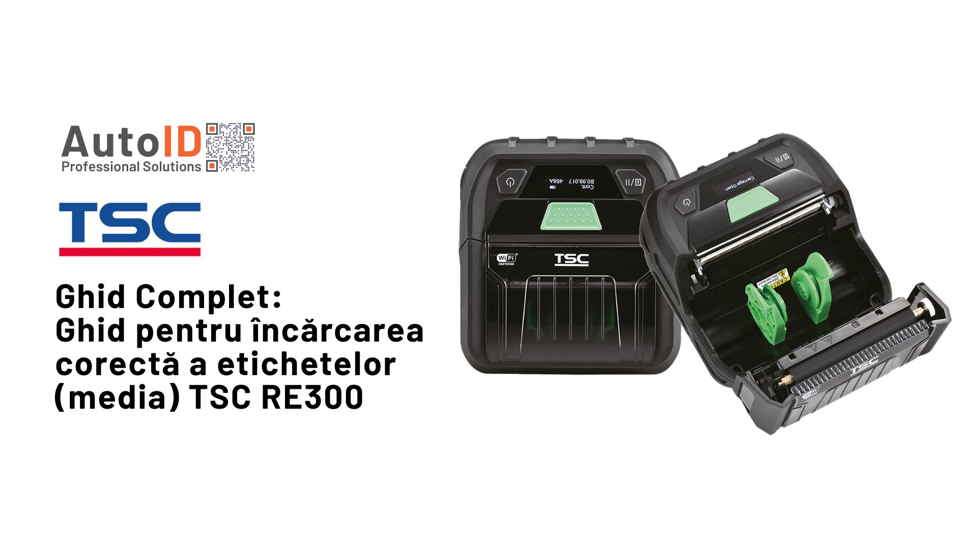 Ghid pentru încărcarea corectă a etichetelor (media) TSC RE300