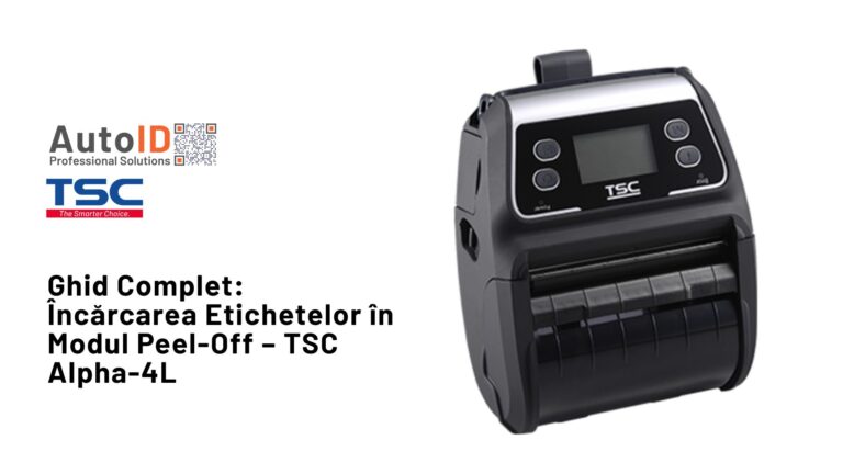 Încărcarea Etichetelor în Modul Peel-Off – TSC Alpha-4L