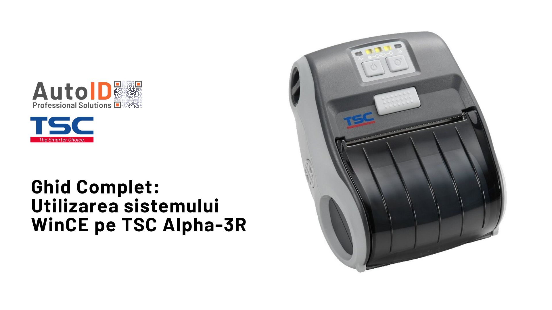 Utilizarea sistemului WinCE pe TSC Alpha-3R