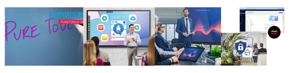 Display Interactiv 86” 4K, Ir Multi-Touch, Usb-C (Video + Touch + Pd), Iiware (Android), Ops - Iiyama Te8612Mis-B1Ag