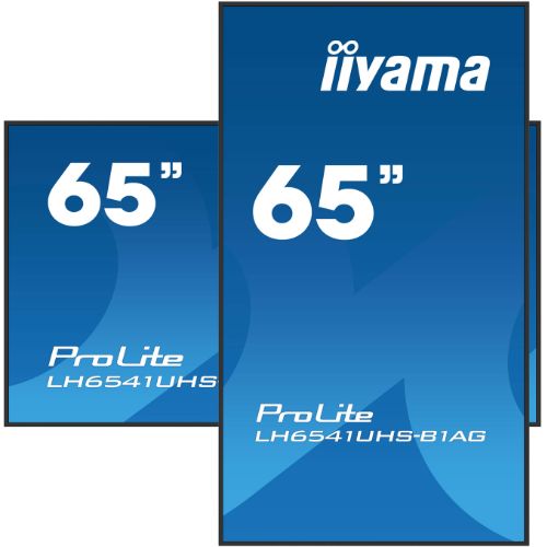 Display Digital Signage 65” 4K UHD VA, Media Player, 24/7, HDMI x3 – iiyama LH6541UHS-B1AG