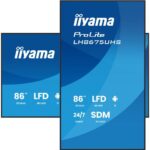 Display Digital Signage 86” 4K UHD Android 11, HDMI/DP, Wi-Fi, SDM Slot, 24/7 – iiyama LH8675UHS