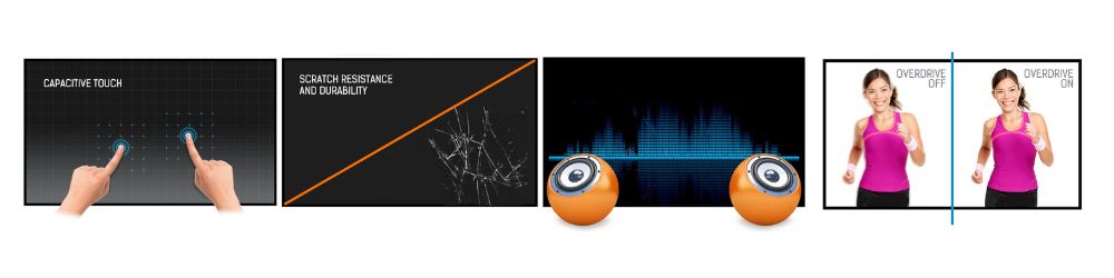 Monitor Tactil 27” Full Hd, Pcap 10-Touch, Ips, Edge-To-Edge Anti-Glare, Hdmi/Dp/Vga - Iiyama T2736Msc-B1