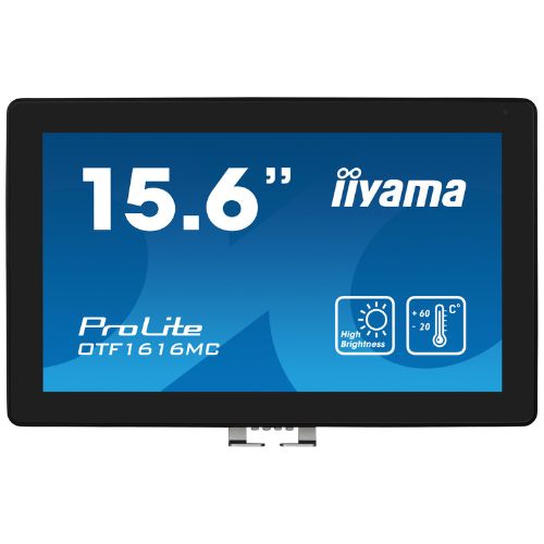 Monitor Touchscreen 15.6” Outdoor High Brightness, PCAP, IP65 – iiyama OTF1616MC-B1