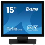 Monitor Touchscreen 15” XGA PCAP 10 Touch, TN LED, Edge-to-Edge Glass, IP54 – iiyama T1532MSC-B1S