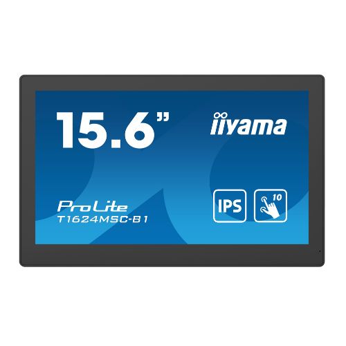 Monitor Touchscreen 15.6” Full HD PCAP 10 Touch, IPS, HDMI, Media Player, Stand Rabatabil – iiyama T1624MSC