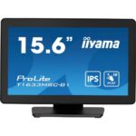 Monitor Touchscreen 15.6” Full HD PCAP 10 Touch, IPS, HDMI/DP, Edge-to-Edge – iiyama T1633MSC-B1
