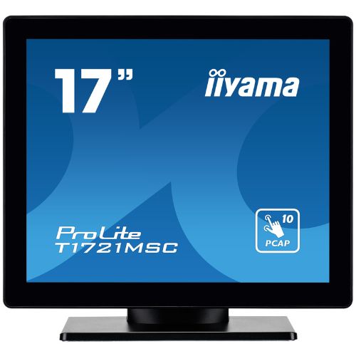 Monitor Touchscreen 17” SXGA 10 Touch PCAP, TN, HDMI/VGA – iiyama T1721MSC-B2