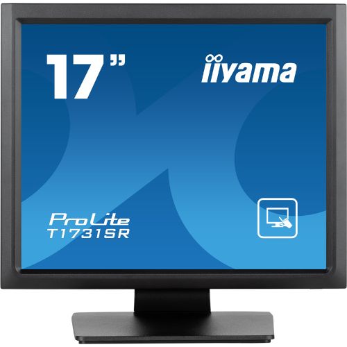 Monitor Touchscreen 17” SXGA 5-Wire Resistiv, 1 Touch, TN, HDMI/DP/VGA – iiyama T1731SR-B1S