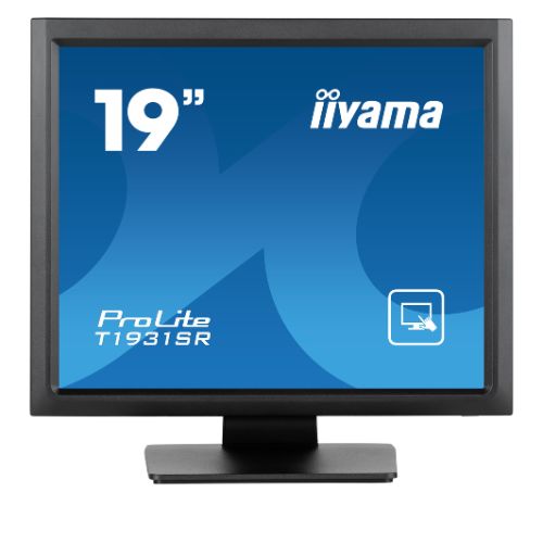 Monitor Touchscreen 19” SXGA 5-Wire Resistiv, 1 Touch, IPS, HDMI/DP/VGA – iiyama T1931SR-B1S